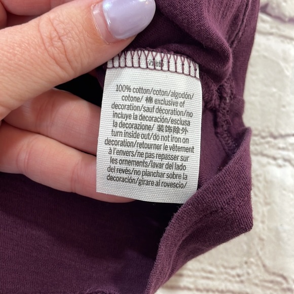 VS Pink Purple Basic SS Top - Picture 6 of 6